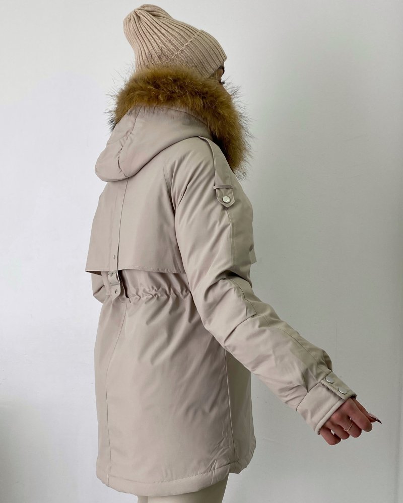 Куртка удлиненная с капюшоном (зима) 72430187\751