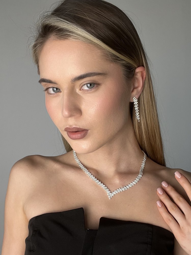 Комплект колье с серьгами Exclusive 72459934\448