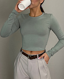 Лонгслив укороченный SHOPDAANNA 72447457\1176