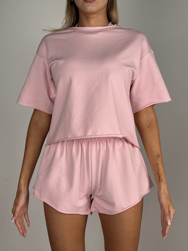 Футболка укороченная oversize, (футер 2х нитка) SHOPDAANNA 72453792\447