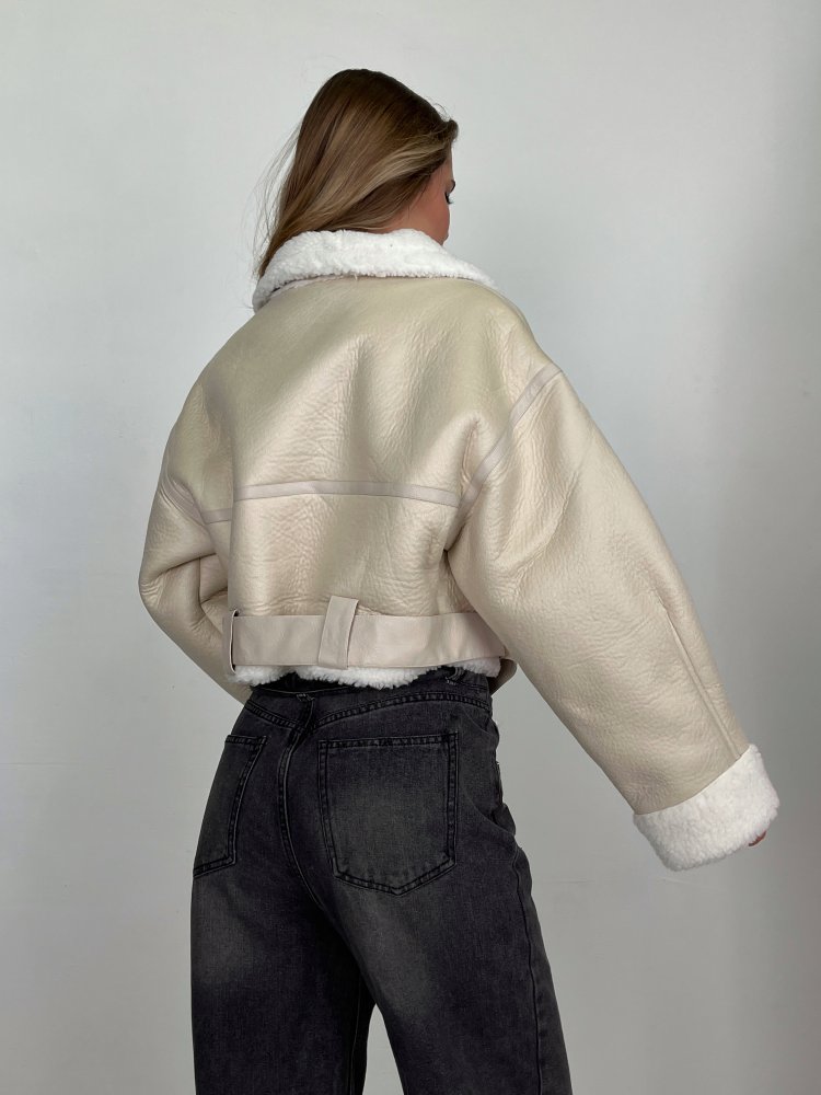 Дубленка пилот укороченная Exclusive 72459050\717