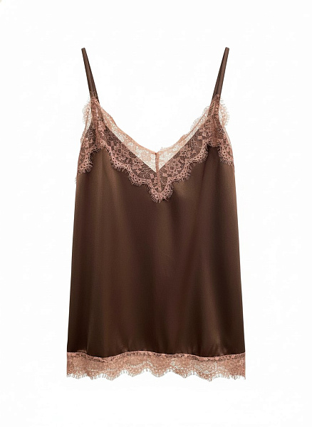 Топ с кружевом 72461285\1013