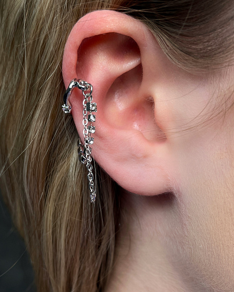 Серьга кафф Exclusive 72444100\448