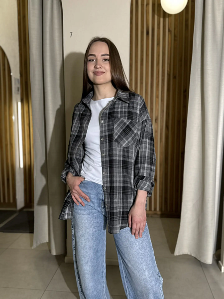 Рубашка SHOPDAANNA в клетку 72458079\1008