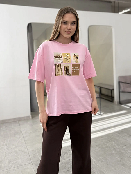 Футболка с принтом 72462711\447