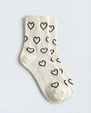 Носки с сердечками 72462531\751