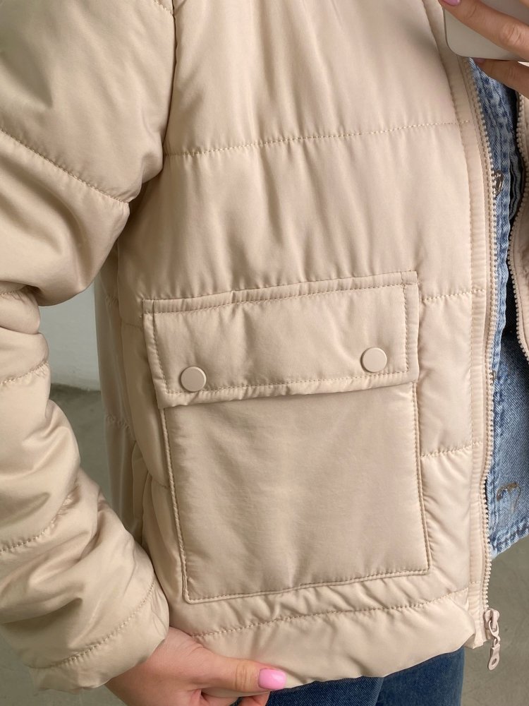 Куртка с имитацией джинсовки Турция Т-804 72420151\19