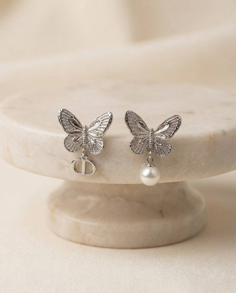 Серьги бабочки 72461947\448
