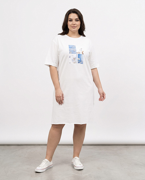 Платье - футболка с принтом SHOPDAANNA 72463571\751