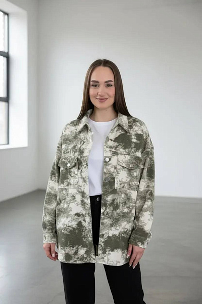 Рубашка с накладными карманами 72461881\709