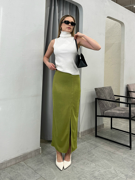 Юбка макси с разрезом 72462404\482