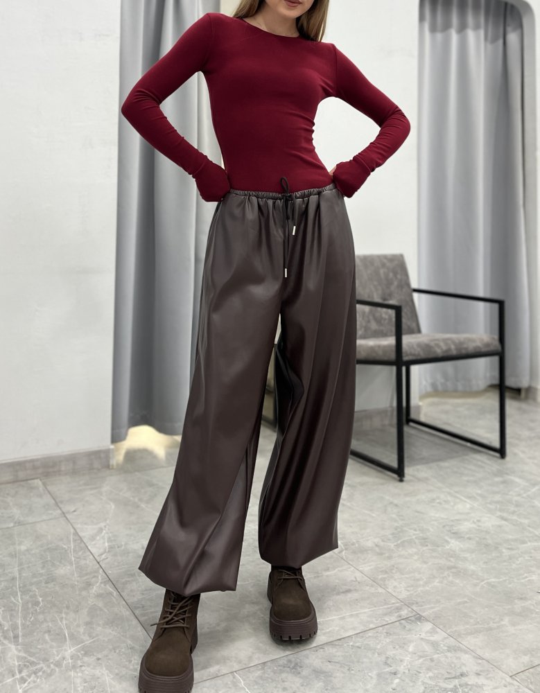 Брюки экокожа 72460768\1013