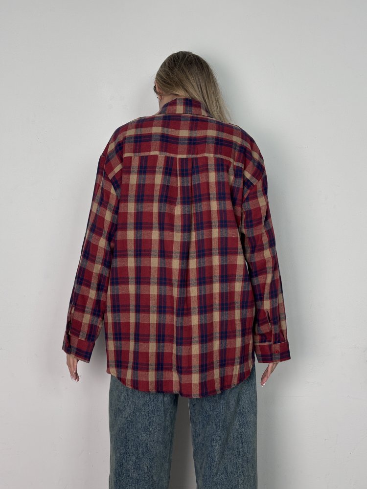 Рубашка в клетку 72454433\432