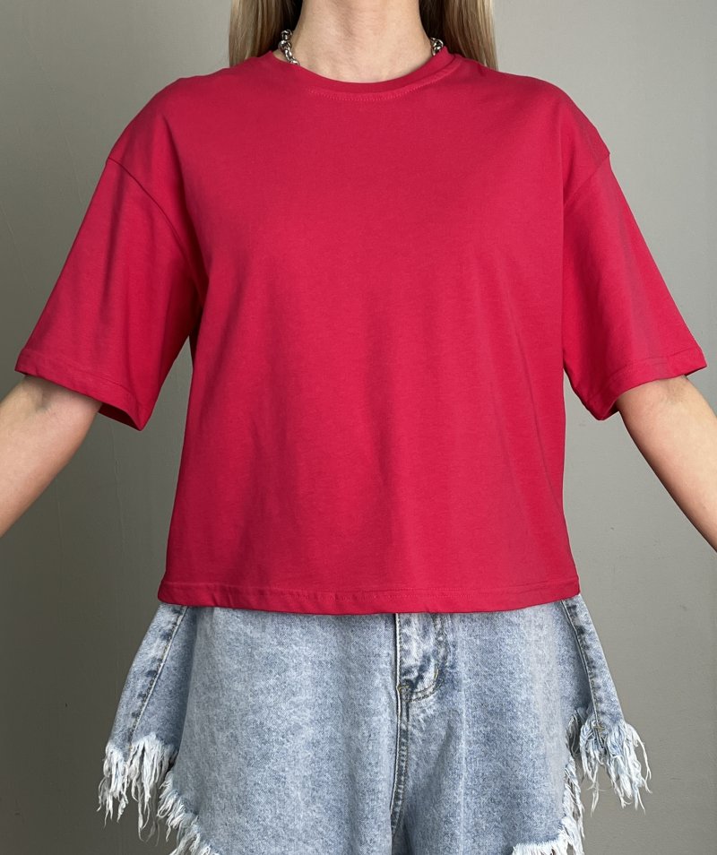Футболка oversize укороченная SHOPDAANNA 72451116\1212