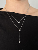 Цепочка с подвеской из титановой стали 72459635\448