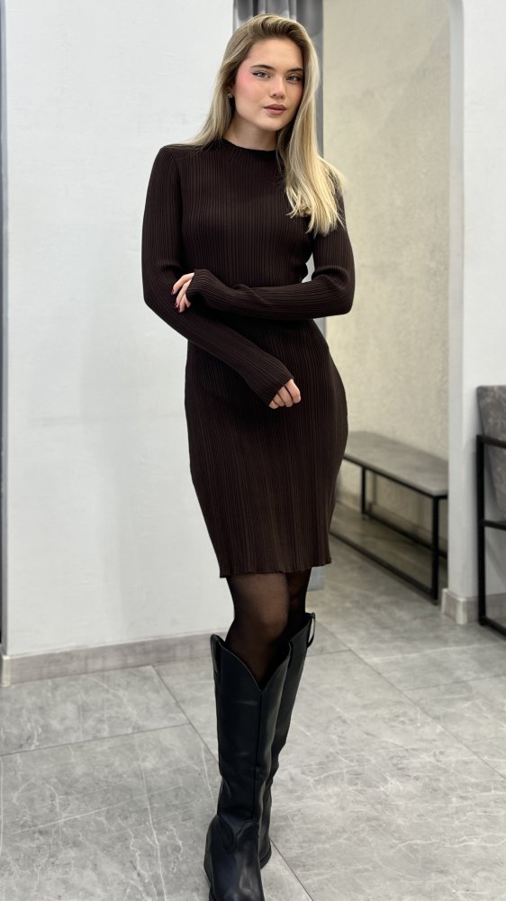 Платье в рубчик 72460382\41