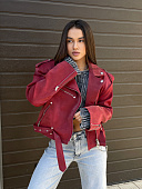 Куртка косуха (искусственная кожа) 72455340\432