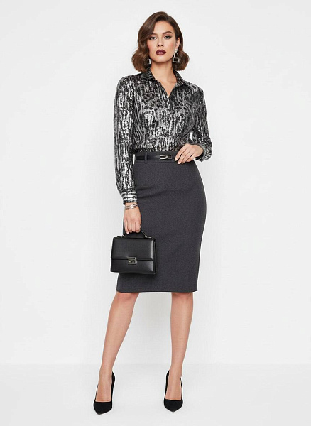 Рубашка с пайетками SHOPDAANNA 72458371\10