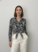 Рубашка SHOPDAANNA с анималистичным принтом 72456102\33