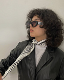 Шейный шёлковый платок 72446069\25