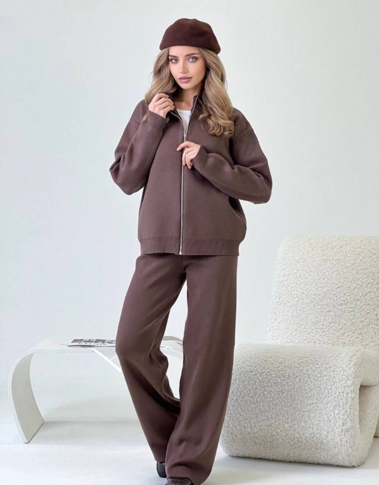 Костюм трикотажный с брюками прямого кроя 72461058\41