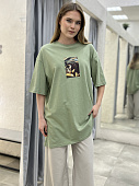 Футболка с принтом SHOPDAANNA 72462870\805