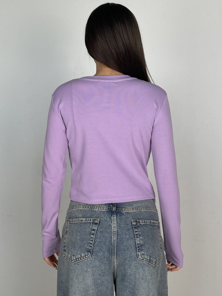 Лонгслив укороченный  72454717\73