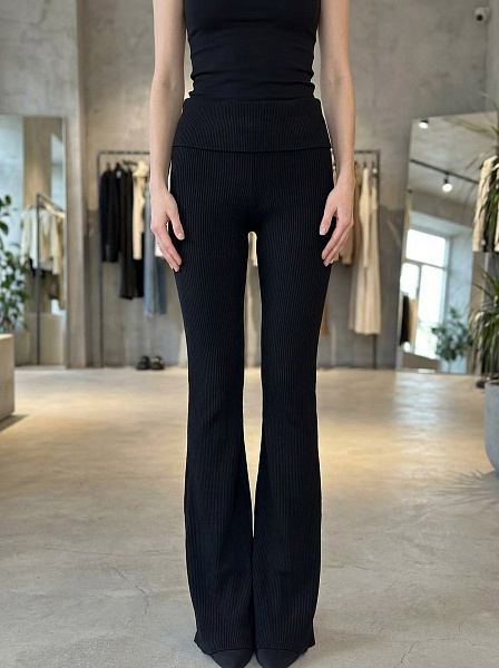 Леггинсы - брюки клеш трикотажные 72460956\15