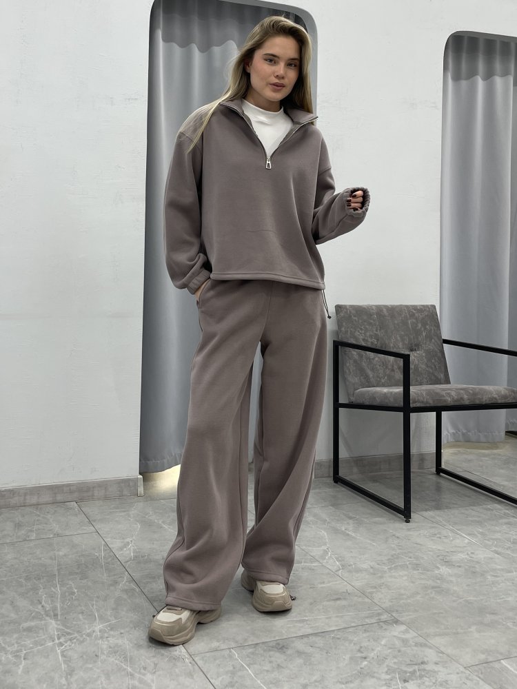 Костюм спортивный утепленный велюром 72460588\1017