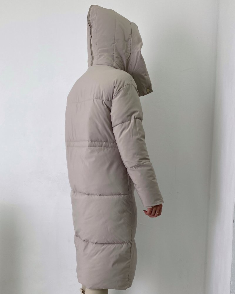 Куртка удлиненная с капюшоном (зима) 72430196\751