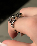 Кольцо леопард 72453859\448