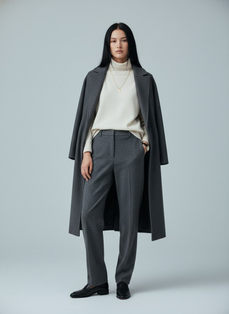 Брюки прямого кроя (кашемир) 72461121\1008