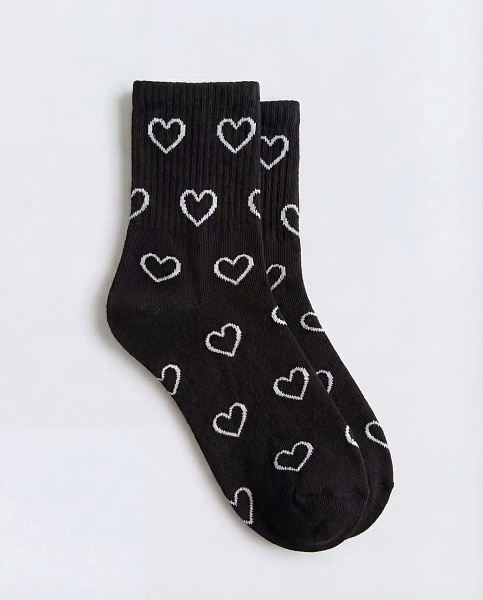 Носки с сердечками 72462531\15