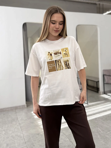 Футболка с принтом 72462711\25