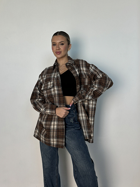 Рубашка SHOPDAANNA в клетку 72458086\41