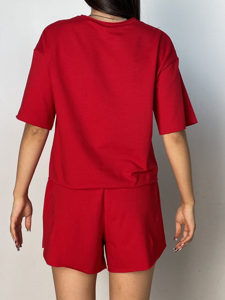 Футболка укороченная oversize, (футер 2х нитка) SHOPDAANNA 72453792\17