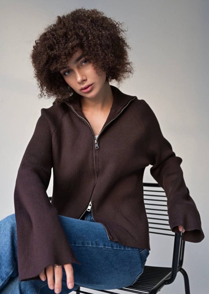 Джемпер на молнии 72461118\41