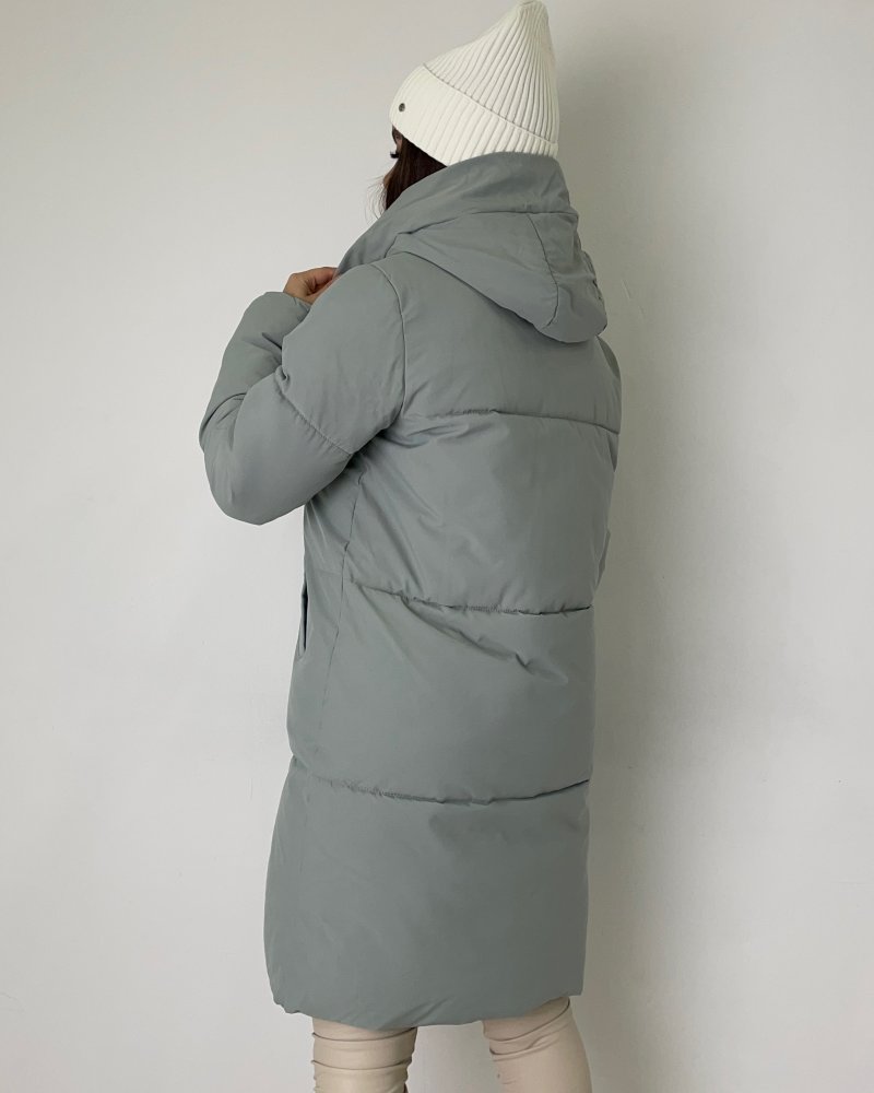 Куртка удлиненная с капюшоном (зима) 72430930\442
