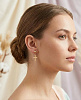 Серьги крестики 72463380\718