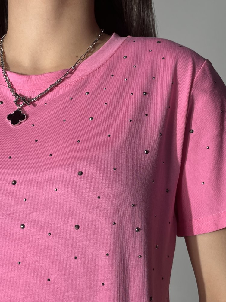 Футболка со стразами 72458467\482