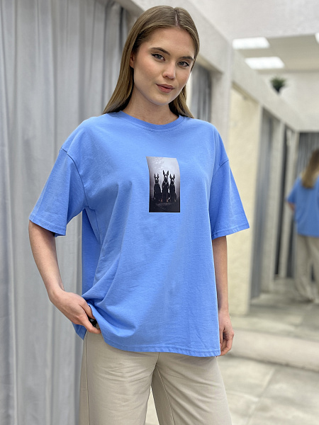 Футболка с принтом SHOPDAANNA 72462862\20