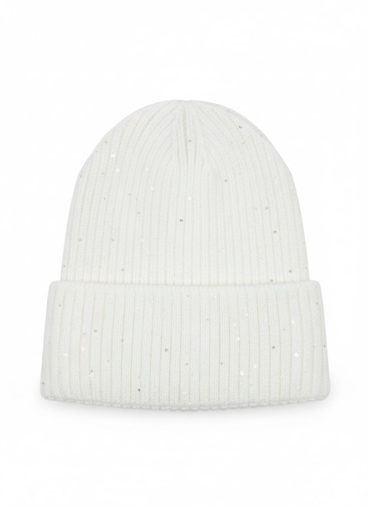 Шапка с пайетками на флисе 72461225\25
