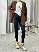 Леггинсы в рубчик 72462594\15