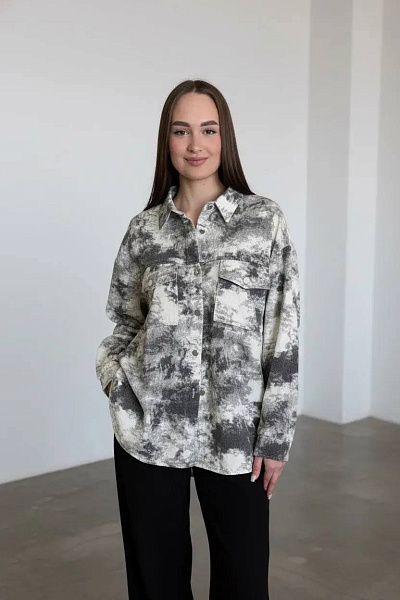 Рубашка с накладными карманами 72461881\1008