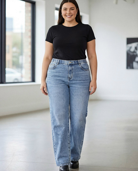 Джинсы багги 72462451\20