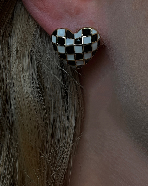 Серьги сердце 72444058\44