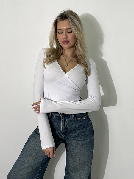 Лонгслив на запах SHOPDAANNA  72458412\25