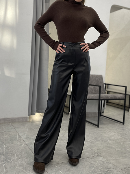 Брюки (искусственная кожа) 72460866\15