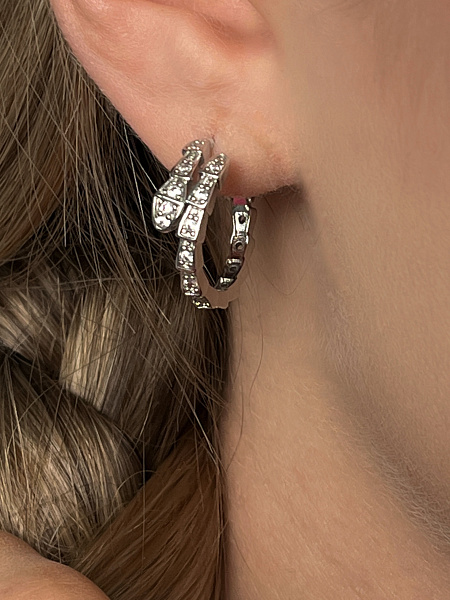 Серьги змейки 72459459\448