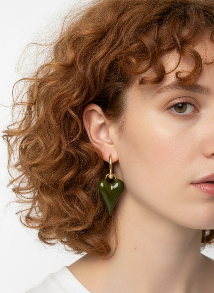 Серьги сердце 72461504\718